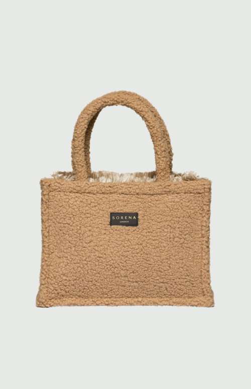 TEDDY MEDIUM TOTE BAG | CAMEL