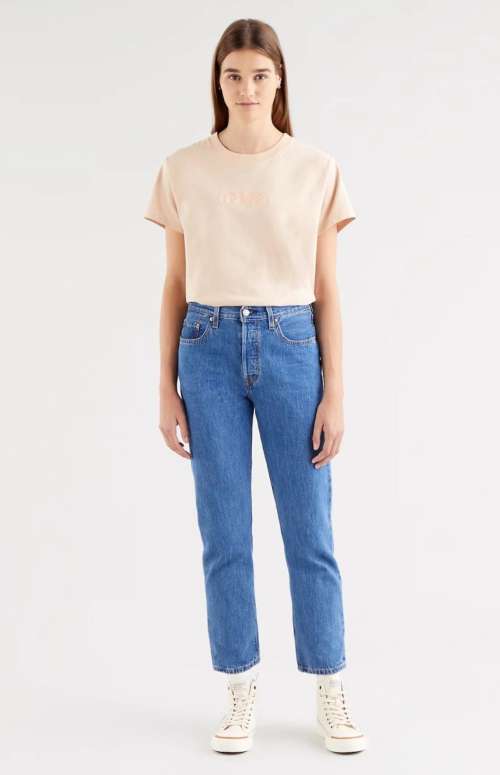 501 LEVI'S CROP JEANS