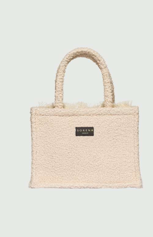 TEDDY MEDIUM TOTE BAG | OFF WHITE