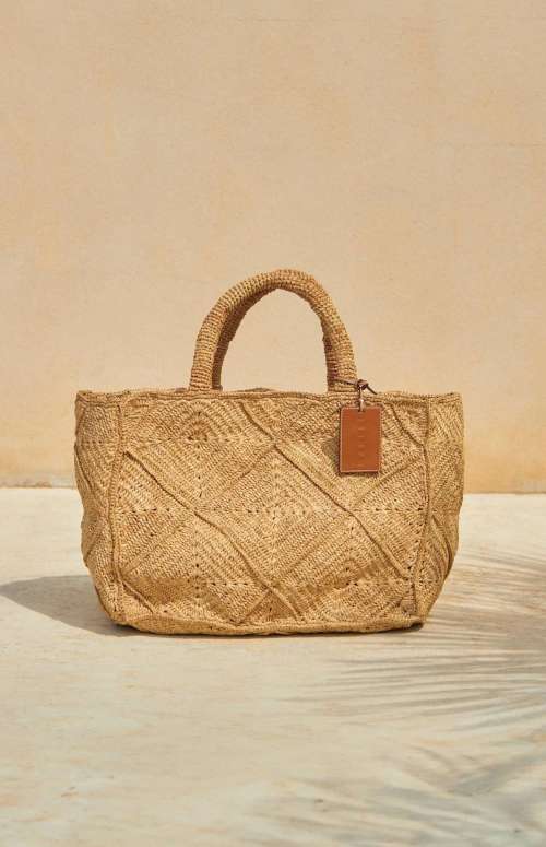 RAFFIA SUNSET BAG LARGE