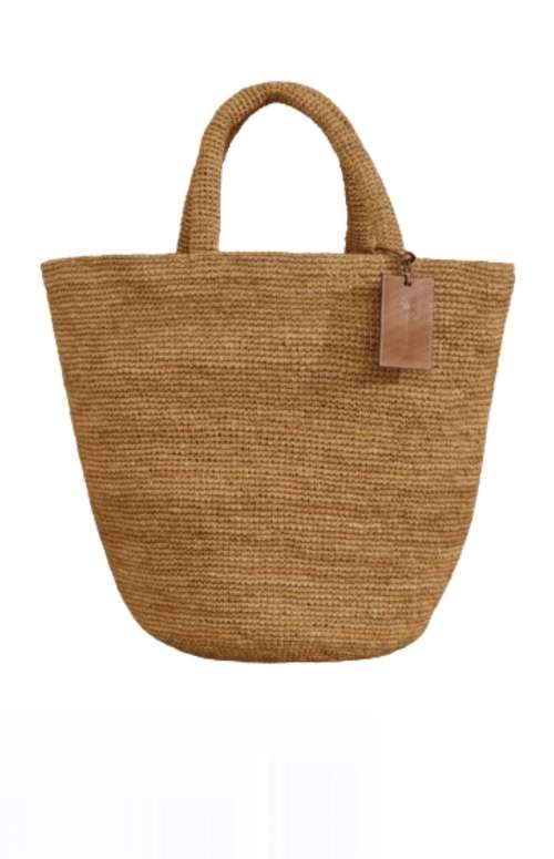 RAFFIA BEIGE SUMMER BAG LARGE