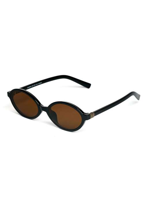 CASSIA SUNGLASSES | BLACK/BROWN