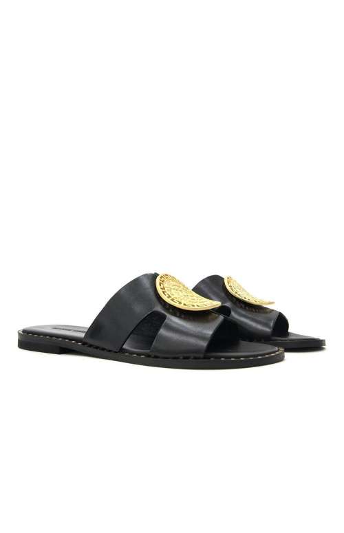 LEATHER SANDALS | BLACK