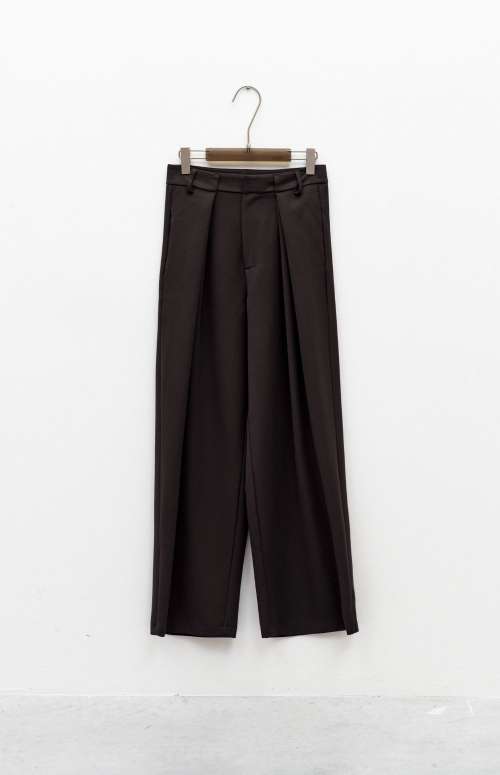 STRAIGHT LEG TROUSERS | BLACK