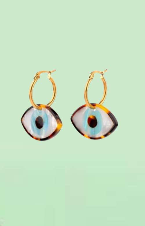 BLUE EYE EARRINGS