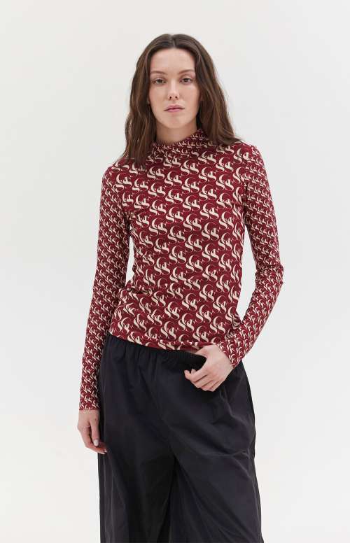 GILDA TOP | BURGUNDY