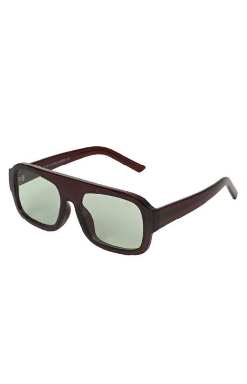 MILA SUNGLASSES BURGUNDY/GREEN