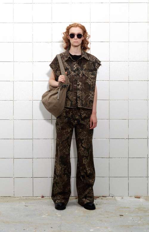 CAMOUFLAGE - ANIMAL PRINT TROUSERS