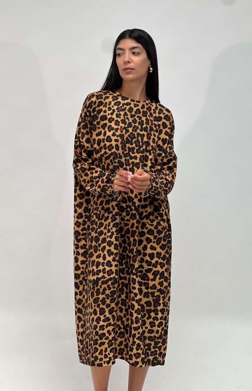 LONG DRESS ANIMAL PRINT