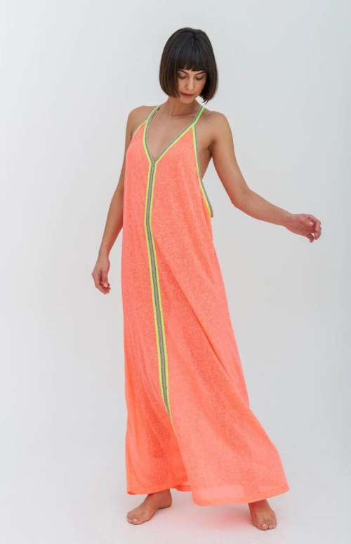 INCA SUNDRESS | CORAL