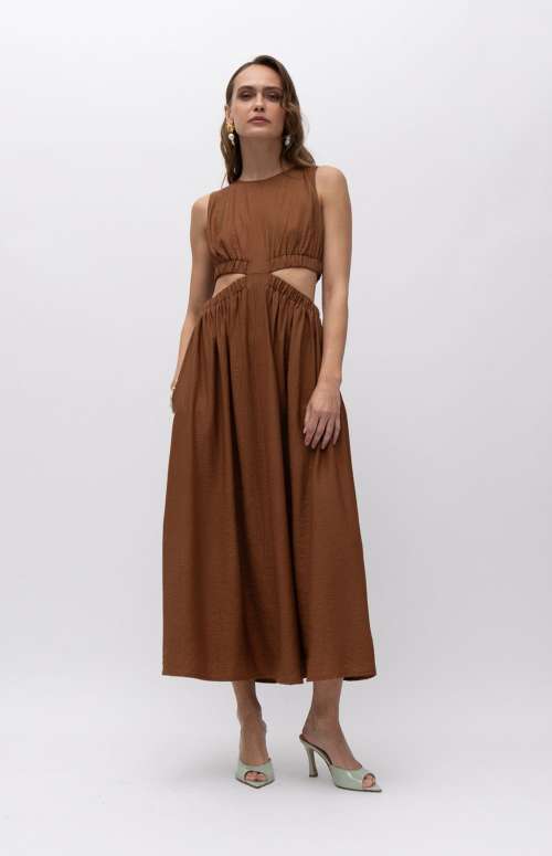 CHOCO DRESS | BROWN