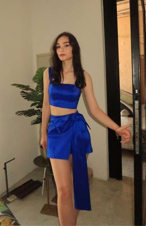 CO-ORD GINGER HOLLY | ELECTRIC BLUE