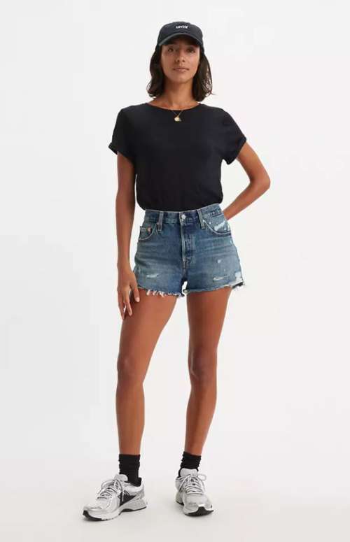 501 ORIGINAL HIGH RISE JEAN SHORTS