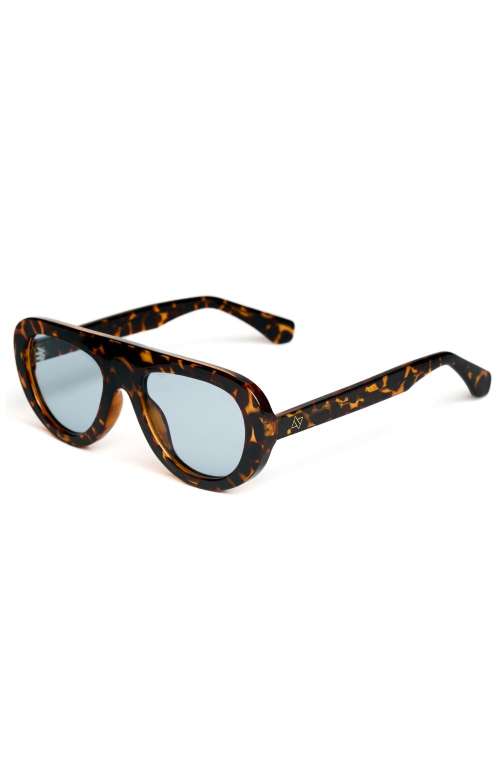 IZABEL BROWN/BLUE SUNGLASSES