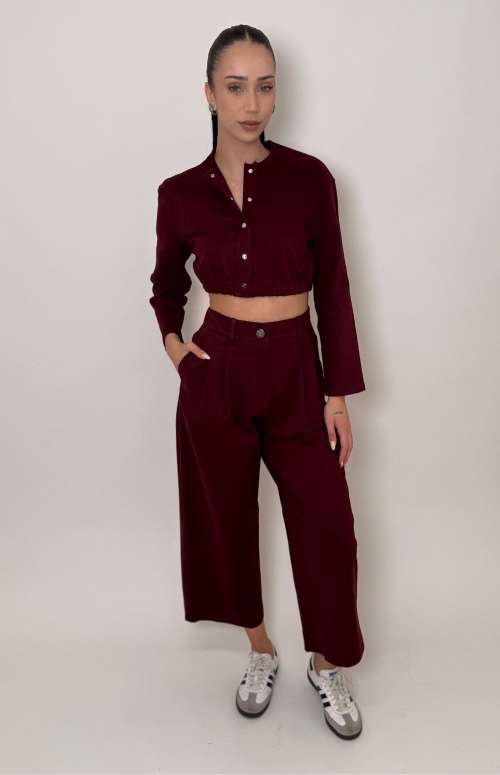 SIGNATURE PANTS | BURGUNDY