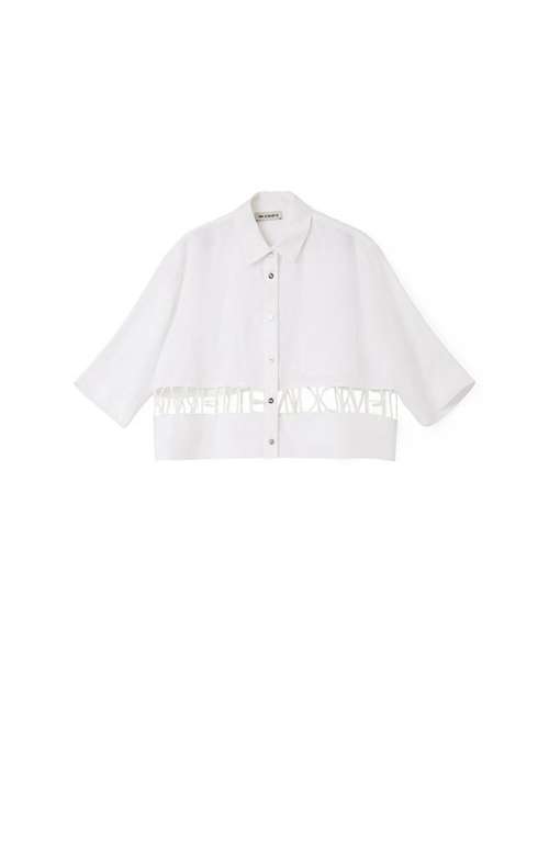 CROP SHIRT | WHITE