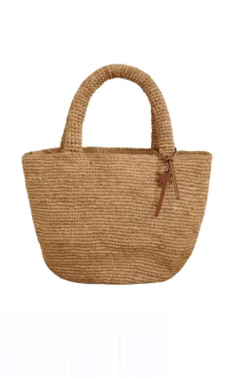 RAFFIA BEIGE SUMMER BAG MEDIUM