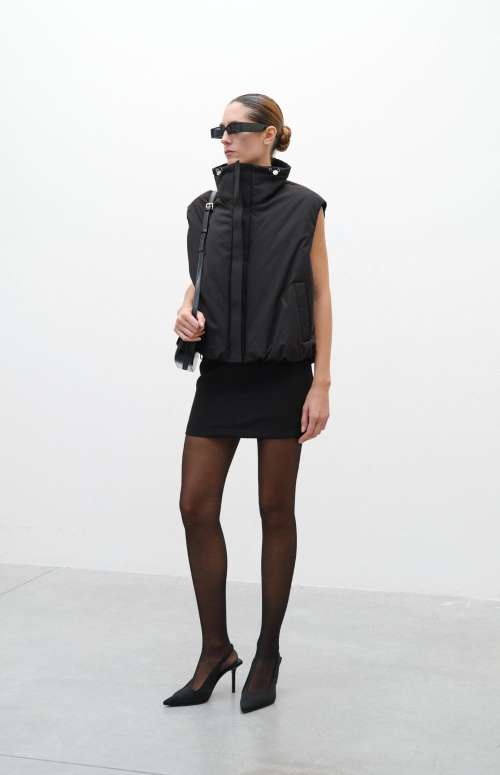 BOMBER VEST | BLACK